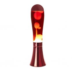 Lava Lamp Magma Red Aluminium
