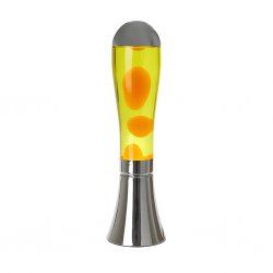 Lava Lamp Magma Silver/Yellow Aluminium