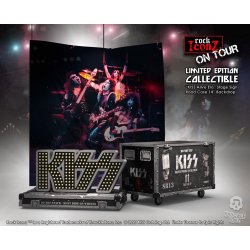 Kiss Rock Ikonz On Tour Road Case Statue + Stage Backdrop Set Alive! Tour