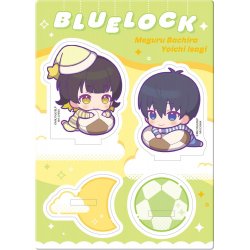 Blue Lock Acrylic Stand Buddycolle Good Night Ver. 1 Yoichi Isagi & Meguru Bachira 14 cm