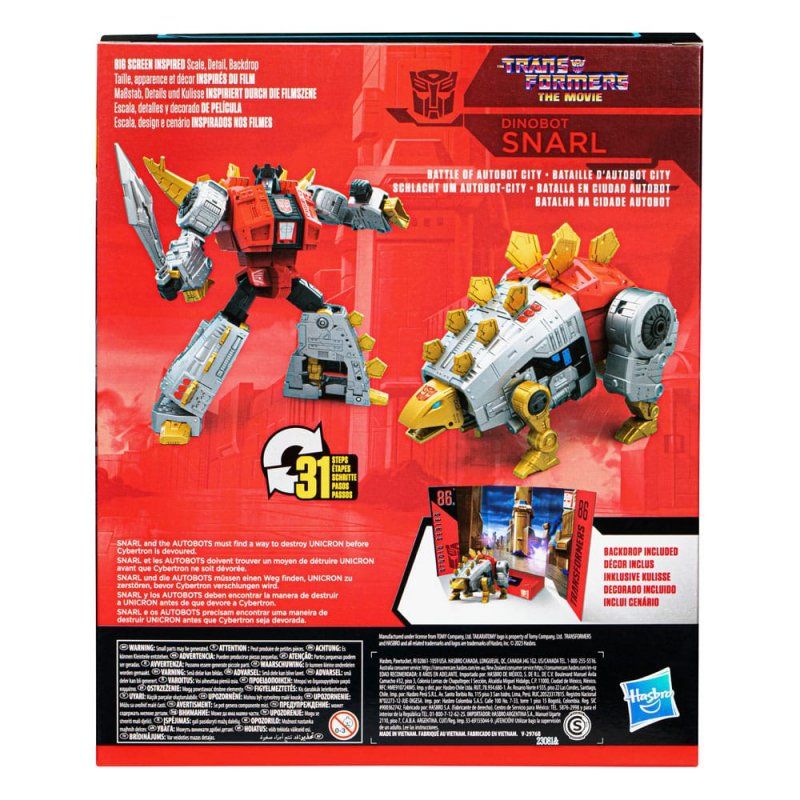 The Transformers: The Movie Studio Series Leader Class Action Figure Dinobot Sludge 22 cm