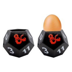 Dungeons & Dragons 3D Eggcup wit Salt Shaker Dice