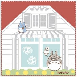 Studio Ghibli Mini Towel My Neighbor Totoro Satsuki & Mei's House 25 x 25 cm