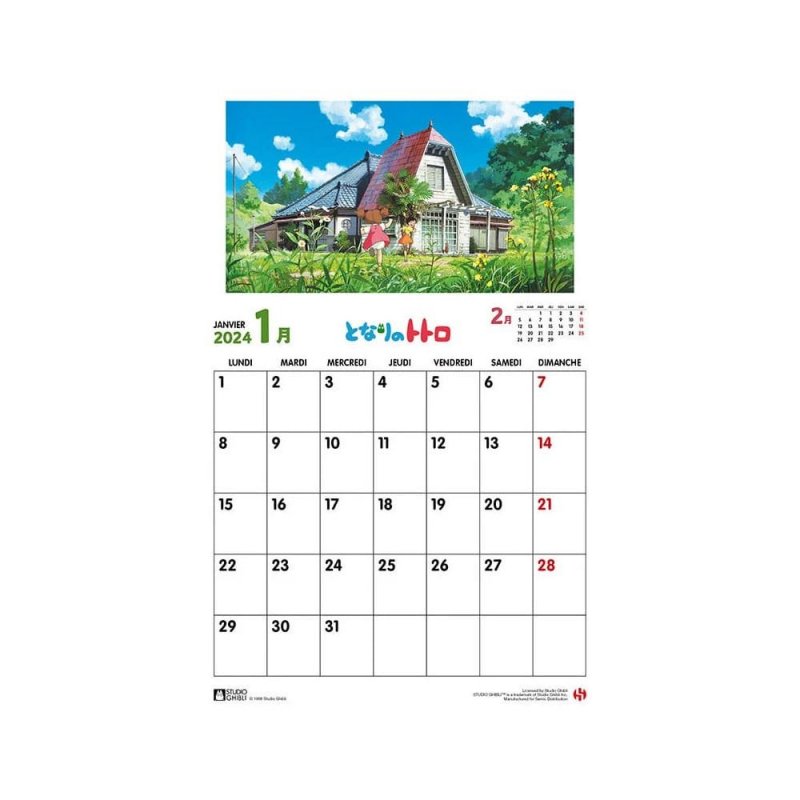De Toyboys Studio Ghibli Calendar 2024 *English Version*