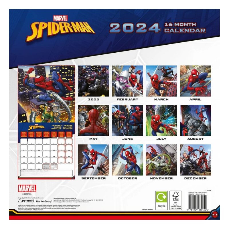 De Toyboys Marvel Calendar 2024 SpiderMan