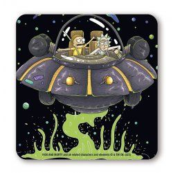 Rick & Morty - Spaceship - Coasters - coloured