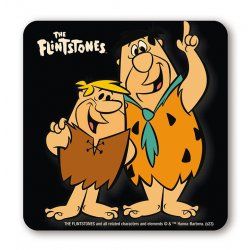 The Flintstones - Fred & Barney - Coasters - black