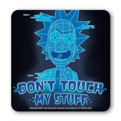 Rick & Morty - Don´t Touch - Coasters - black