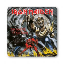 Iron Maiden - The Number Of The Beast - Coasters - coloured