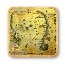 The Hobbit - Middle Earth - coaster - colored