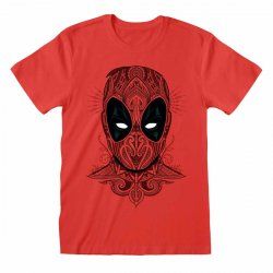 Marvel Comics Deadpool - Tattoo Style (T-Shirt) Size:Ex Ex Large