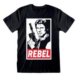 Star Wars - Han Solo Rebel (T-Shirt) Size:Ex Ex Large