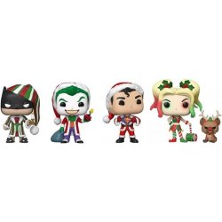 DC Comics POP! Heroes Vinyl Figure 4-Pack Holiday 9 cm