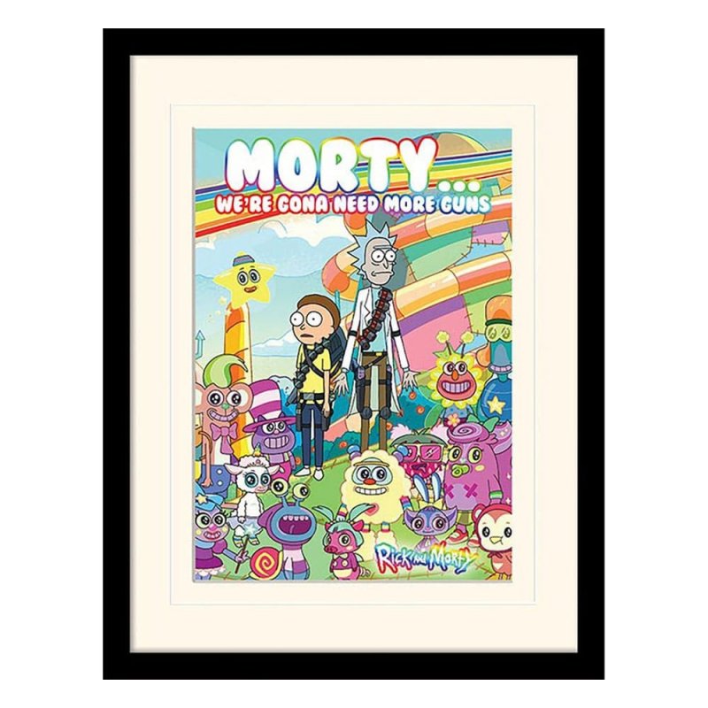 De Toyboys Rick And Morty Collector Print Framed Poster Cuteness