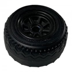 G.I. Joe: Thunder Machine Black Front Wheel