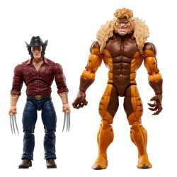 Wolverine 50th Anniversary Marvel Legends Action Figure 2-Pack Marvel's Logan & Sabretooth 15 cm