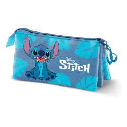 Disney Stitch Kiss triple pencil case