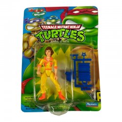 Teenage Mutant Ninja Turtles - April O'neil MOC (Blue Accessories) (Unpunched)