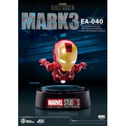 Iron Man 3 Egg Attack Floating Model Iron Man Mark III The First Ten Years Edition 16 cm