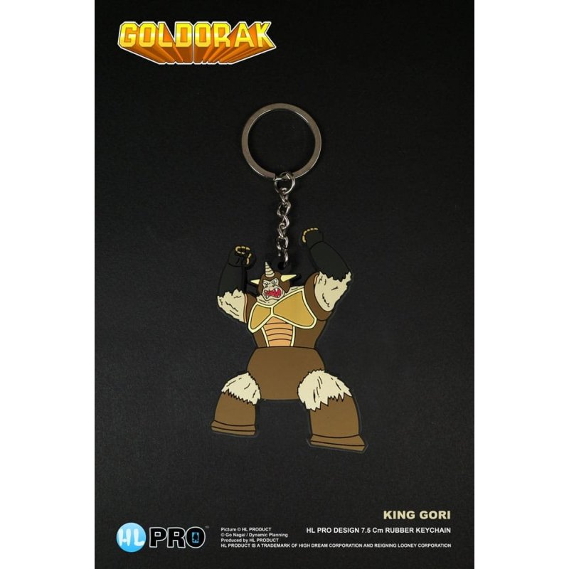 De Toyboys  Grendizer Rubber Keychain King Gori 7 cm