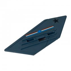 G.I. Joe: Skystorm Cross-Wing Chopper Grey Left Rudder Wing