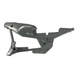 G.I. Joe: Silver Mirage Motorcycle Silver Left Cycle Body Half