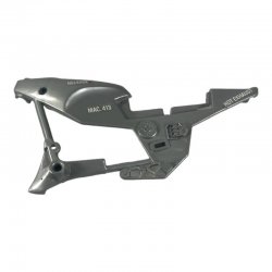 G.I. Joe: Silver Mirage Motorcycle Silver Left Cycle Body Half