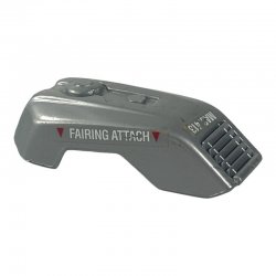 G.I. Joe: Silver Mirage Motorcycle Silver Body Fairing