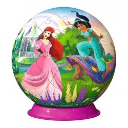 Disney 3D Puzzle Princesses Puzzle Ball (73 Pieces)