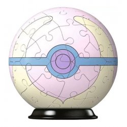 Pokémon 3D Puzzle Pokéballs: Heal Ball (55 pieces)