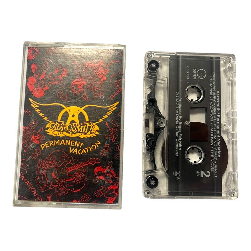 Aerosmith ‎– Permanent Vacation Cassette Tape