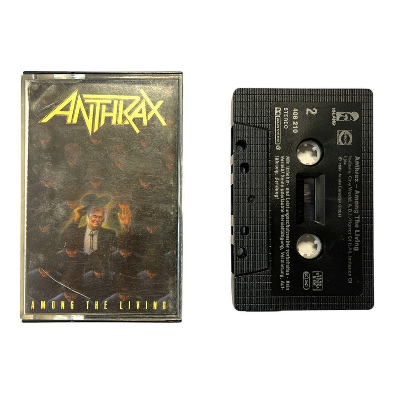 Anthrax – Among The Living Cassette Tape