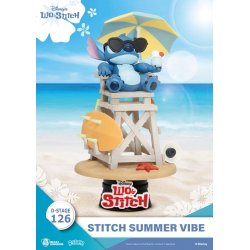 Disney D-Stage PVC Diorama Stitch Summer Vibe 16 cm