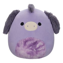 Squishmallows Plush Figure Purple Donkey with Tie-Dye Belly Deacon 30 cm