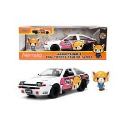 Aggretsuko Diecast Model 1/24 1986 Toyota Trueno AE86