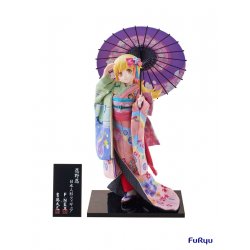 Monogatari PVC Statue 1/4 Shinobu Oshino Japanese Doll 42 cm