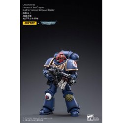 Warhammer 40k Action Figure 1/18 Ultramarines Heroes of the Chapter Brother Veteran Sergeant Castor 12 cm