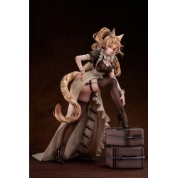 Original Character PVC Statue 1/7 Battle Maid Different Species Leopard Cat Maria Deluxe Edition 24 cm