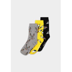 Looney Tunes Socks 3-Pack Three Icons 35-38