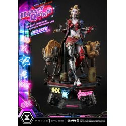 Batman Ultimate Premium Masterline Series Statue Cyberpunk Harley Quinn Deluxe Version 60 cm