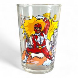 Power Rangers Red Ranger Glass