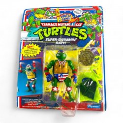 Teenage Mutant Ninja Turtles - Turtle Games - Super-Swimmin' Raph MOC (Unpunched)