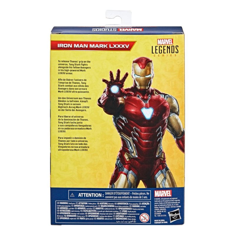 Marvel Legends Iron Man Modular Action Figure 15 Cm: Hasbro, 4 Accessori E Pezzo Crea-Un-Personaggio