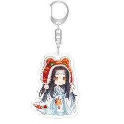 Grandmaster of Demonic Cultivation Acrylic Keychain Lan Wangji Chibi Style 7 cm