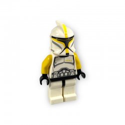 Lego Star Wars - Clone Trooper Commander (Phase 1) - Yellow Arms, Scowl