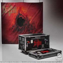 Death Rock Ikonz On Tour Road Case Statue + Stage Backdrop Set The Sound of Perseverance Tour 1998