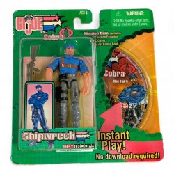 G.I. Joe Vs Cobra - Spy Troops Shipwreck (v5) (Mission Disc) (Euro Card) MOC