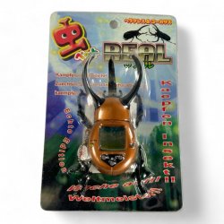 Mushi Pet Hercules Caucasus Fighting Insect Generation 3 (Tamagotchi Virtual Pet) MOC (German Card) (MOC)