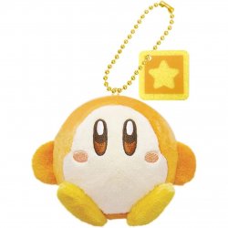 Kirby Waddle Dee with Star Block Stress Ball Keychain