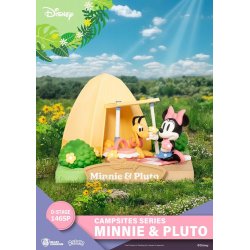 Disney D-Stage Campsite Series PVC Diorama Mini & Pluto Special Edition 10 cm